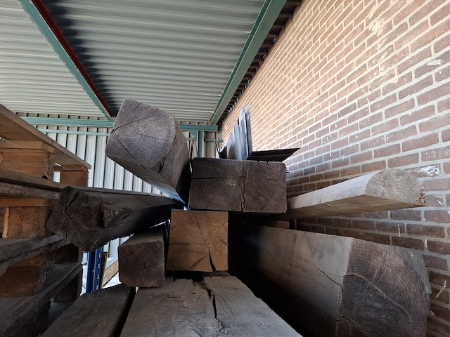 Ca. 25x eiken balk - afbeelding 6 van  7