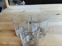 Ca. 25x frisdrank glazen