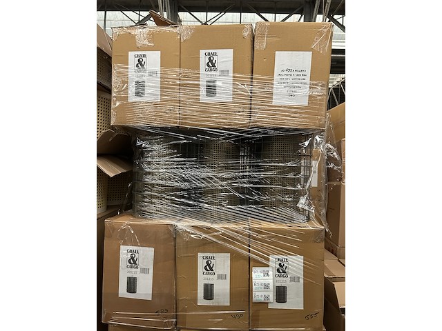 Ca. 25x hanglamp/lampenkap metaal crate & cargo - afbeelding 1 van  4