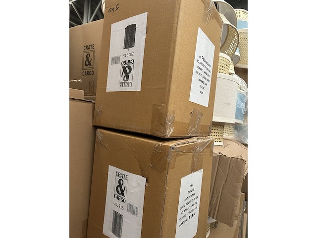 Ca. 25x hanglamp/lampenkap metaal crate & cargo - afbeelding 2 van  4