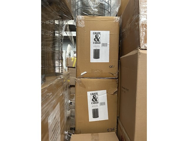 Ca. 25x hanglamp/lampenkap metaal crate & cargo - afbeelding 3 van  4