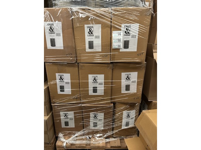 Ca. 25x hanglamp/lampenkap metaal crate & cargo - afbeelding 1 van  4