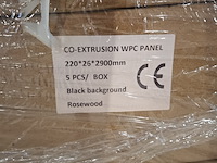 Ca. 25x hkc wpc wandpaneel 290x22, rosewood, 2026 - afbeelding 3 van  4