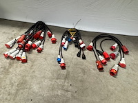 Ca. 25x krachtstroom stekkers en verlopen - afbeelding 1 van  5