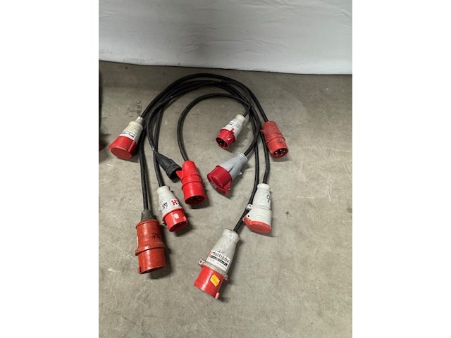 Ca. 25x krachtstroom stekkers en verlopen - afbeelding 2 van  5