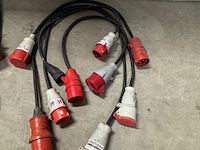 Ca. 25x krachtstroom stekkers en verlopen - afbeelding 2 van  5