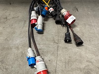 Ca. 25x krachtstroom stekkers en verlopen - afbeelding 3 van  5