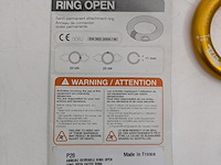 Ca. 25x multidirectionele ring, petzl, ring open - afbeelding 5 van  7