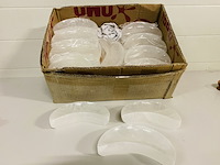 Ca. 25x seleniet schaal halve maan 15cm - afbeelding 1 van  4