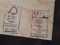 Ca. 25x underlayment constructieplaat, 1,8 x 122 x 244 cm - afbeelding 4 van  5