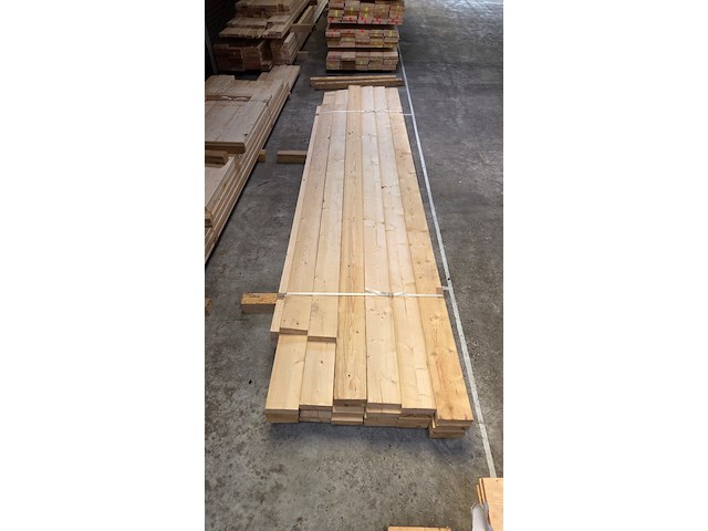 Ca. 25x vuren balken - afbeelding 1 van  3