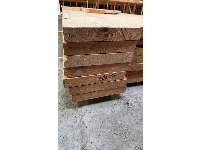 Ca. 25x vuren balken - afbeelding 2 van  5