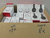 Ca. 25x wireless koptelefoons, wit en zwart