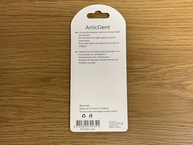 Ca. 264x tandenstokers - medium - 42 pack arctic dent, mint - afbeelding 4 van  4