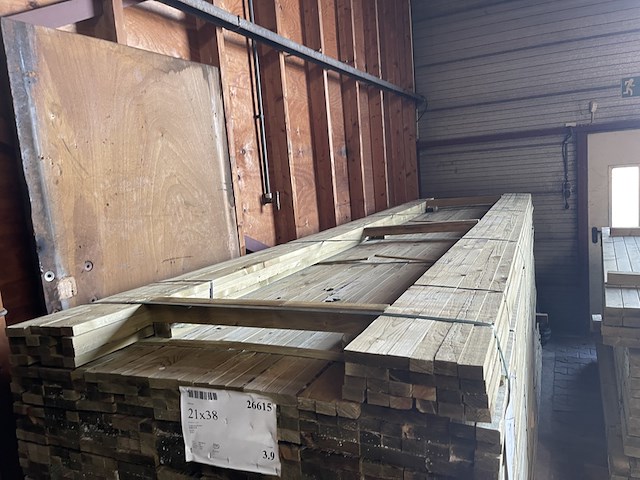 Ca. 264x vuren panlatten geschaafd/geïmpregneerd - afbeelding 1 van  3