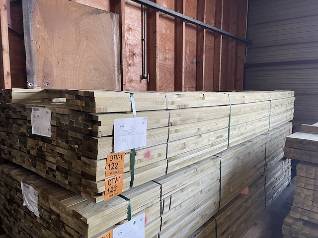 Ca. 264x vuren panlatten geschaafd/geïmpregneerd - afbeelding 2 van  3