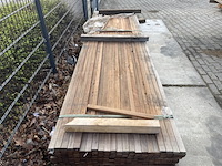 Ca. 265x wane latten geschaafd, 21x40mm, lengte 97/335cm, 87/365cm, 81/400cm - afbeelding 1 van  3