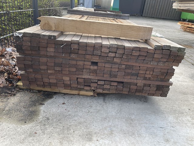 Ca. 265x wane latten geschaafd, 21x40mm, lengte 97/335cm, 87/365cm, 81/400cm - afbeelding 3 van  3