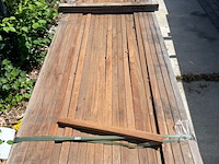 Ca. 265x wane latten geschaafd, 21x40mm, lengte 97/335cm, 87/365cm, 81/400cm - afbeelding 1 van  3