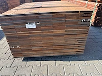 Ca. 266x guyana ipé planken geschaafd, 25x140mm, lengte 252/65cm, 14/125cm - afbeelding 3 van  3