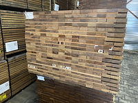 Ca. 266x guyana ipé planken geschaafd, 25x70mm, lengte 100cm - afbeelding 2 van  4