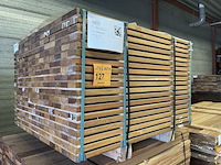 Ca. 266x guyana ipé planken geschaafd, 25x70mm, lengte 100cm - afbeelding 4 van  4