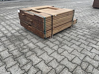 Ca. 266x guyana ipé planken geschaafd, 25x90mm, lengte 100cm - afbeelding 2 van  4