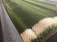 Ca. 26m2 kunstgras, 50 mm hoog, groen, wit - afbeelding 1 van  2