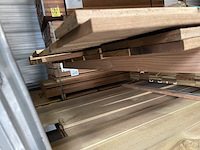 Ca. 26x angelim pedra planken geschaafd, 18x140mm, lengte 11/500cm, 15/550cm - afbeelding 3 van  3