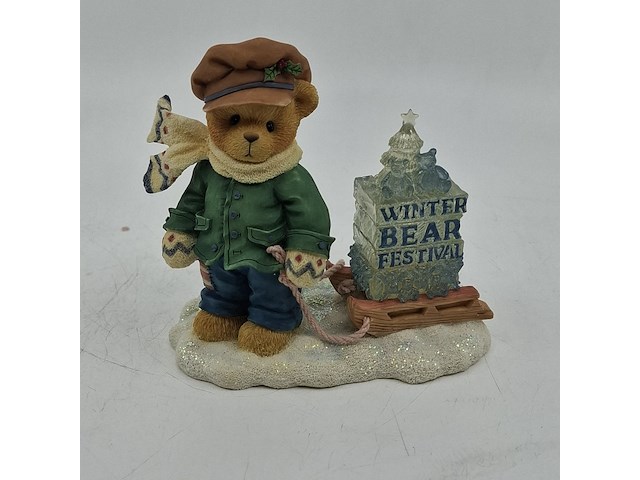Ca. 26x beeldje, cherished teddies, o.a. going my way for the holidays - afbeelding 2 van  5