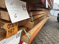 Ca. 26x douglas balken fijnbezaagd , 50x100mm, lengte 500cm - afbeelding 2 van  3
