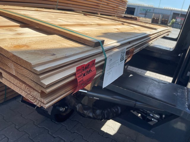 Ca. 26x douglas wisselsponning, 18x190mm, lengte 400cm - afbeelding 2 van  3