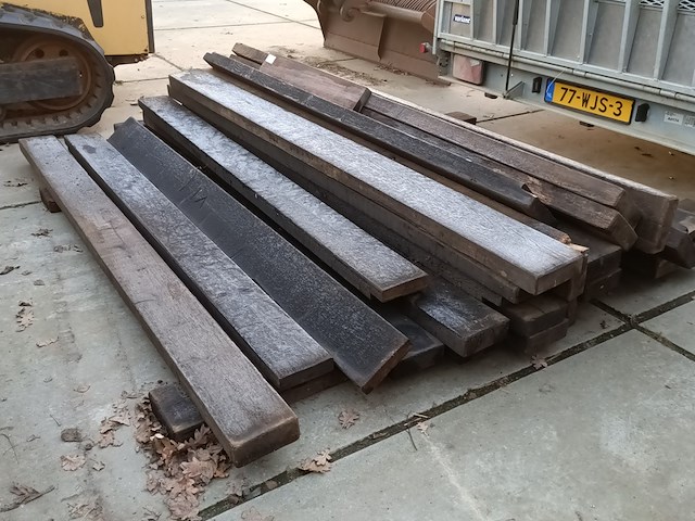 Ca. 26x houten balk - afbeelding 1 van  7