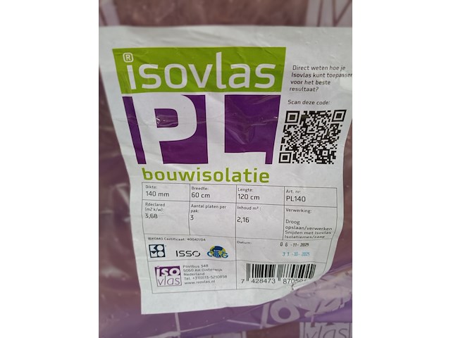 Ca. 26x isolatieplaat, isovlas - afbeelding 2 van  4