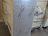 Ca. 26x pir isolatieplaat recticel, crème ,wit - afbeelding 4 van  4