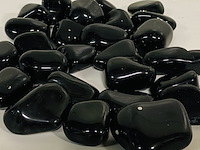 Ca. 26x regenboogobsidiaan trommelsteen, jumbo - afbeelding 4 van  4