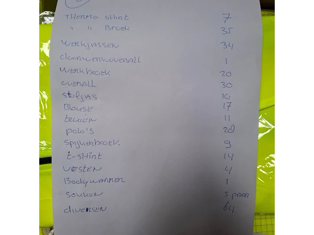 Ca. 270x diverse werkkleding, o.a. siopor, havep, sci-line - afbeelding 12 van  19