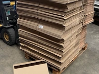 Ca. 270x verzenddozen, bruin, 45x45x20cm