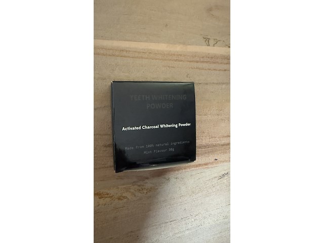 Ca. 275x teeth whitening powder – activated charcoal, mint 30g - afbeelding 4 van  4