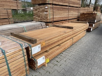 Ca. 276x angelim pedra latten geschaafd , 21x40mm, lengte 365cm - afbeelding 3 van  3