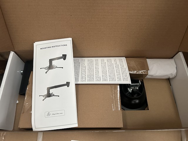 Ca. 27x beamer mounting bracket wall black sam creative - afbeelding 1 van  4