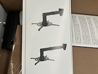 Ca. 27x beamer mounting bracket wall black sam creative - afbeelding 2 van  4