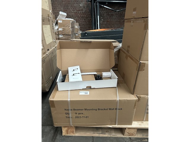 Ca. 27x beamer mounting bracket wall black sam creative - afbeelding 3 van  4