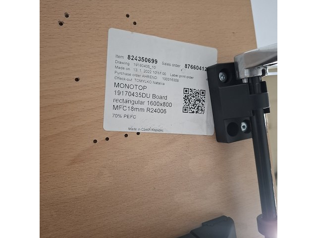 Ca. 27x bureau, 2x bureaustoel en 1x tafel, o.a. gispen - afbeelding 18 van  20