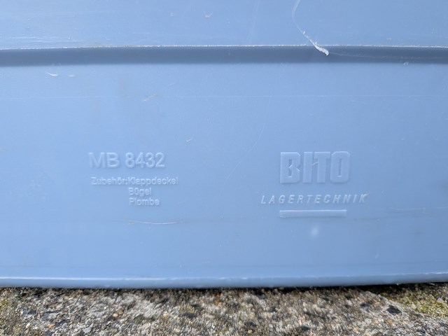 Ca. 27x distributiebak met klapdeksel, bito, mb 8432 - afbeelding 6 van  8