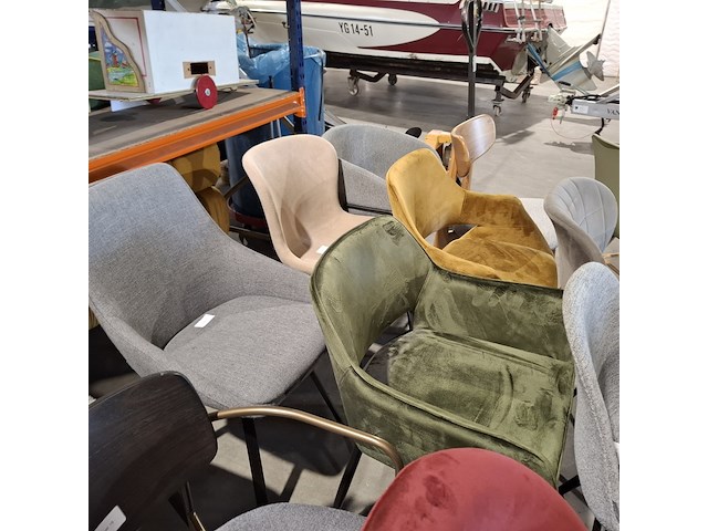 Ca. 27x diverse stoelen, o.a. (zuiver, dutchbone enz) - afbeelding 15 van  24