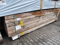 Ca. 27x douglas balken fijnbezaagd, 120x120mm, lengte 400cm - afbeelding 4 van  4