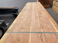 Ca. 27x douglas balken fijnbezaagd, 120x120mm, lengte 400cm - afbeelding 1 van  4