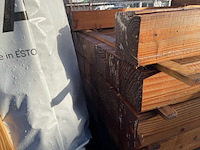 Ca. 27x douglas balken fijnbezaagd, 120x120mm, lengte 500cm - afbeelding 3 van  3