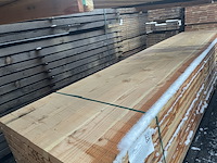 Ca. 27x douglas balken fijnbezaagd, 60x170mm, lengte 460cm - afbeelding 2 van  3